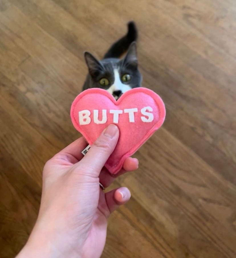 I <3 Butts Catnip Toy