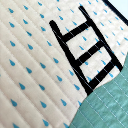 "Pool of Tears" Quilted Wall Hanging