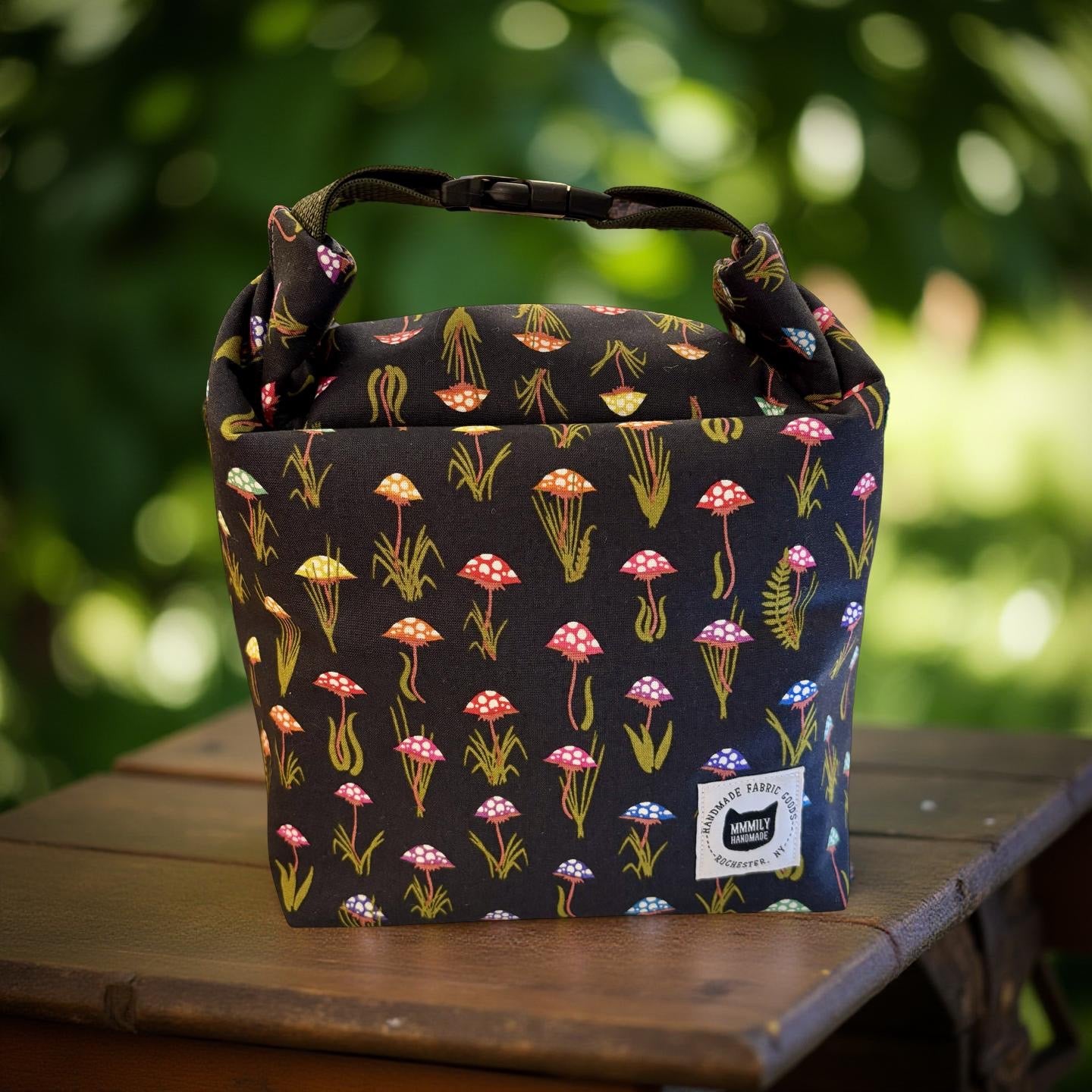 Rainbow Mushrooms Lunch Bag