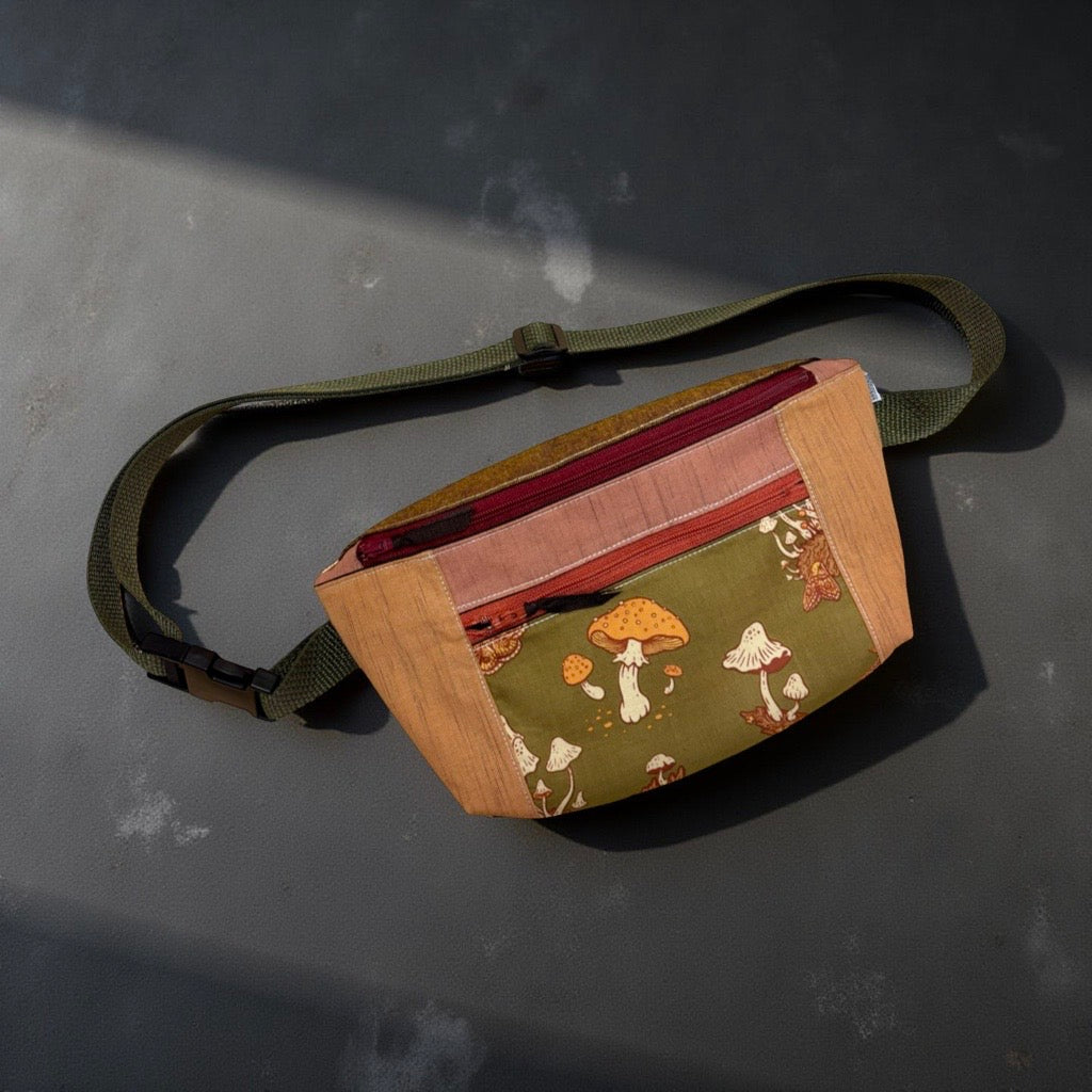 Earthy Mushrooms Fannypack