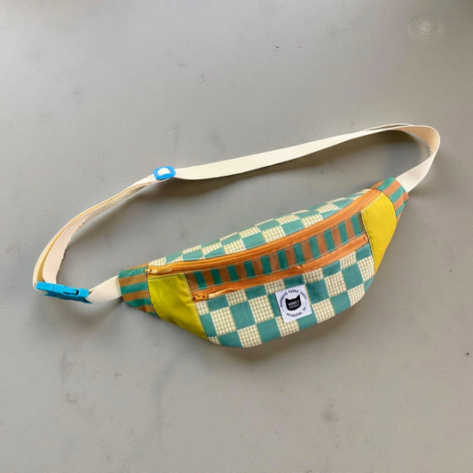 Blue Checkered Fannypack