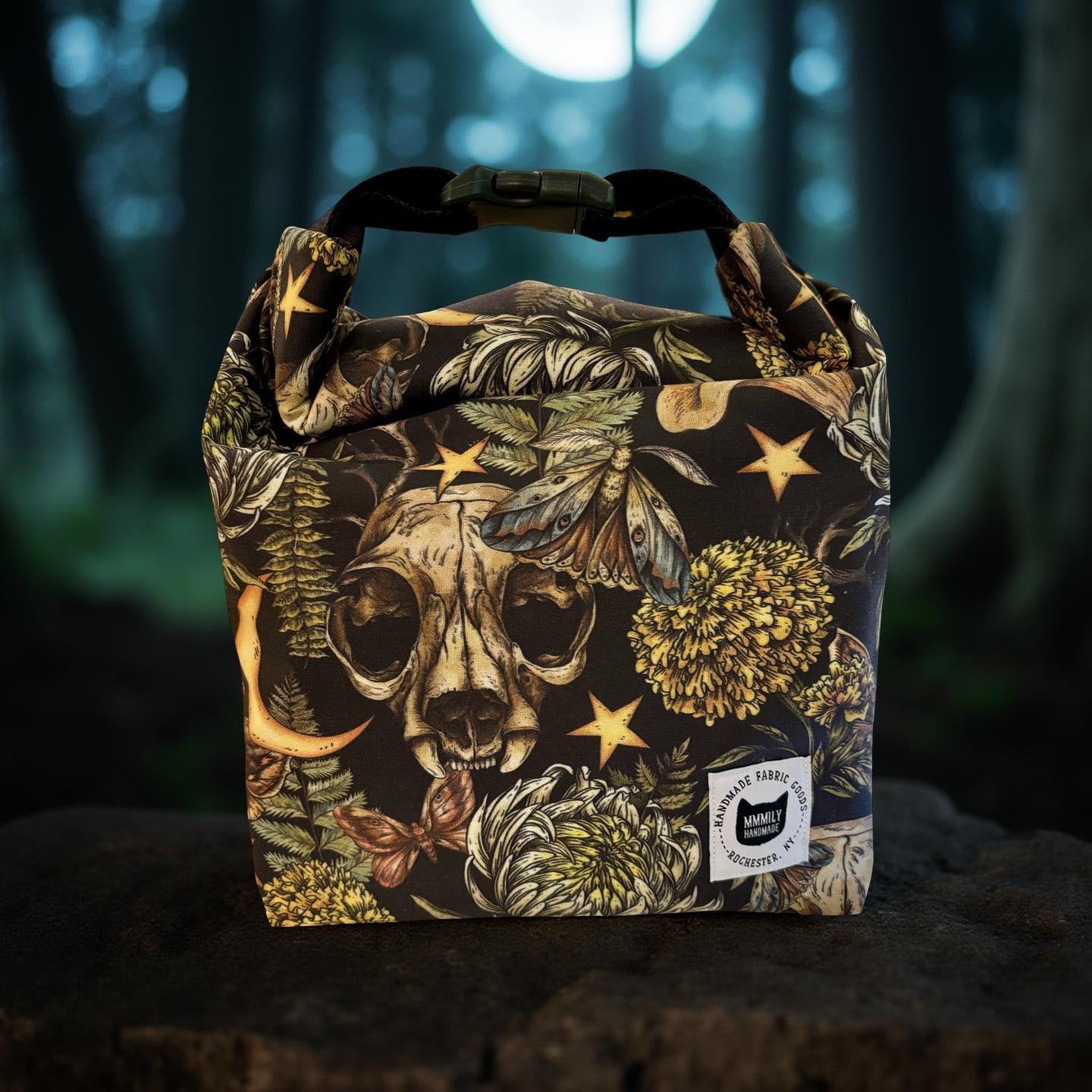 Cat Skull Lunch Bag