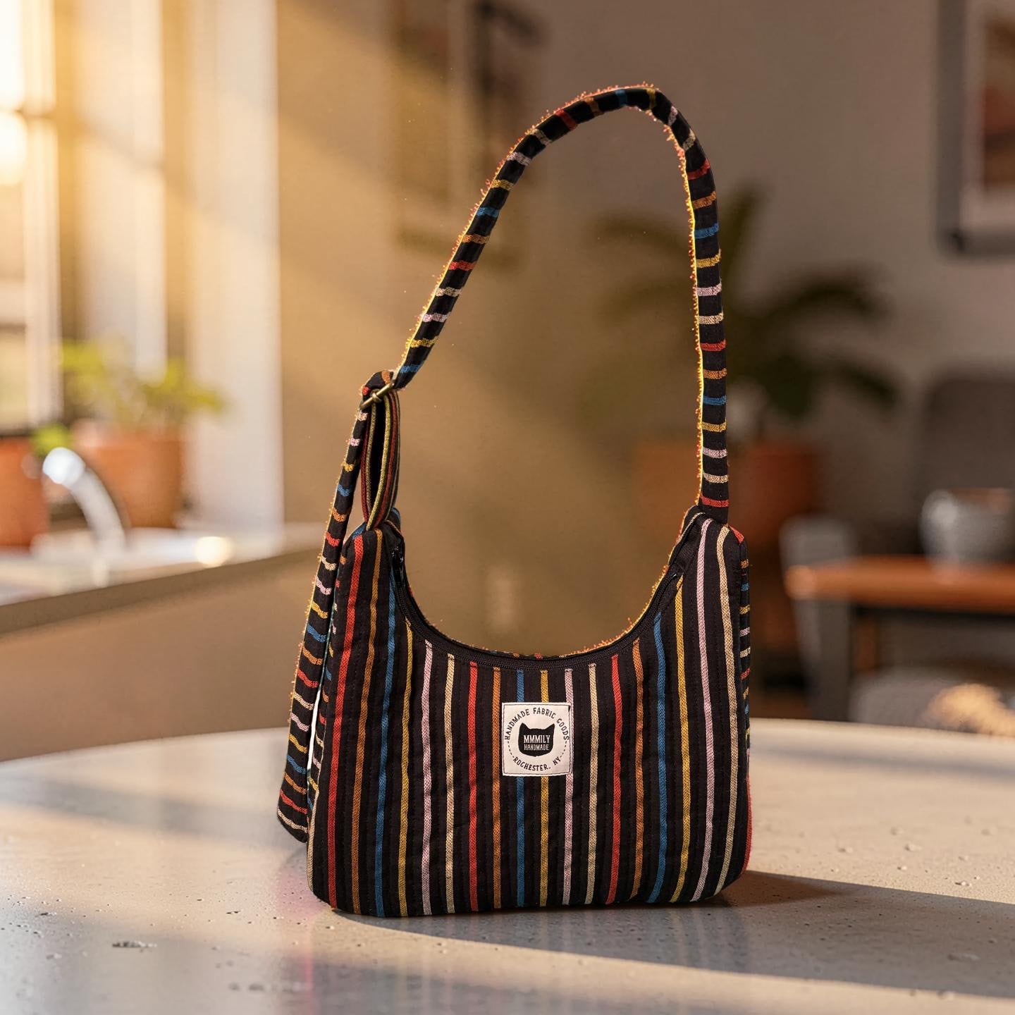 Rainbow Crescent Bag