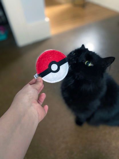 Pokeball Catnip Toy
