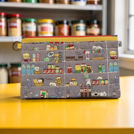 Pantry Cats Quilted Clutch