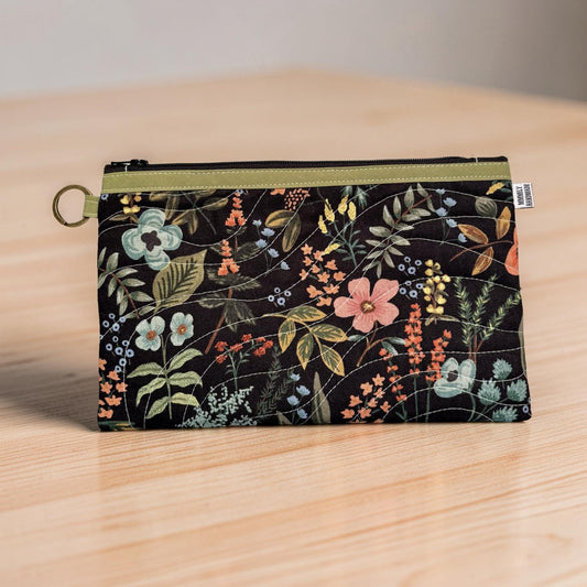 Wildflowers Quilted Clutch
