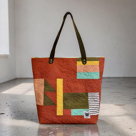 Golden Hour Quilted Tote