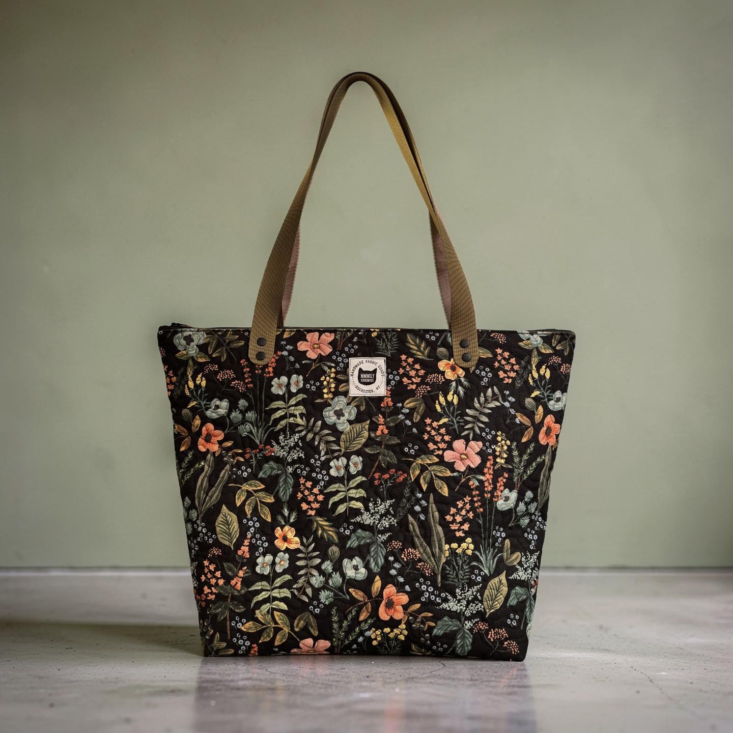 Wildflowers Quilted Tote