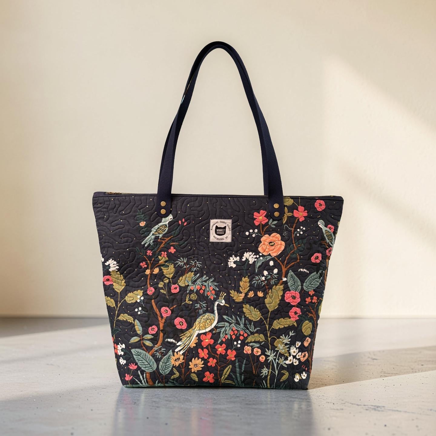 English Garden Quilted Tote