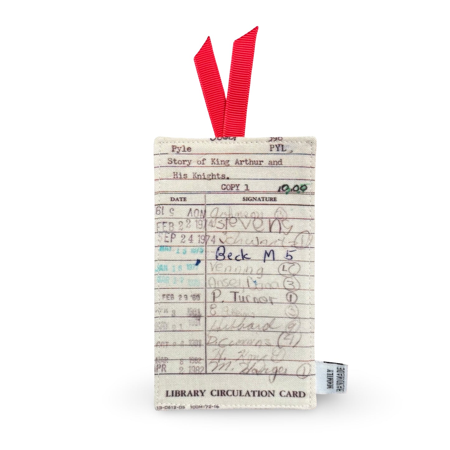 Library Card Bookmarks