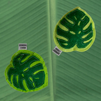 Monstera Leaf Catnip Toy