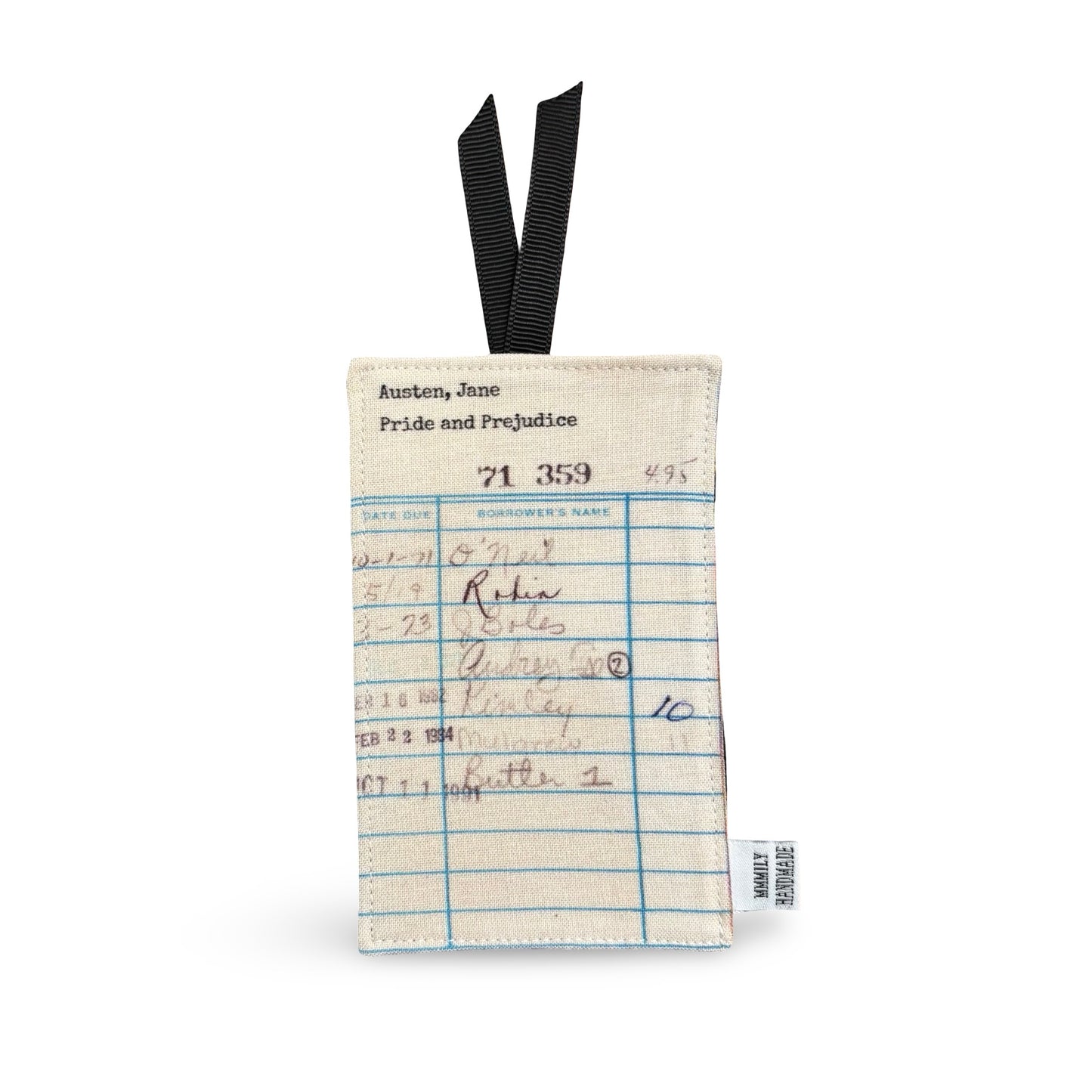 Library Card Bookmarks