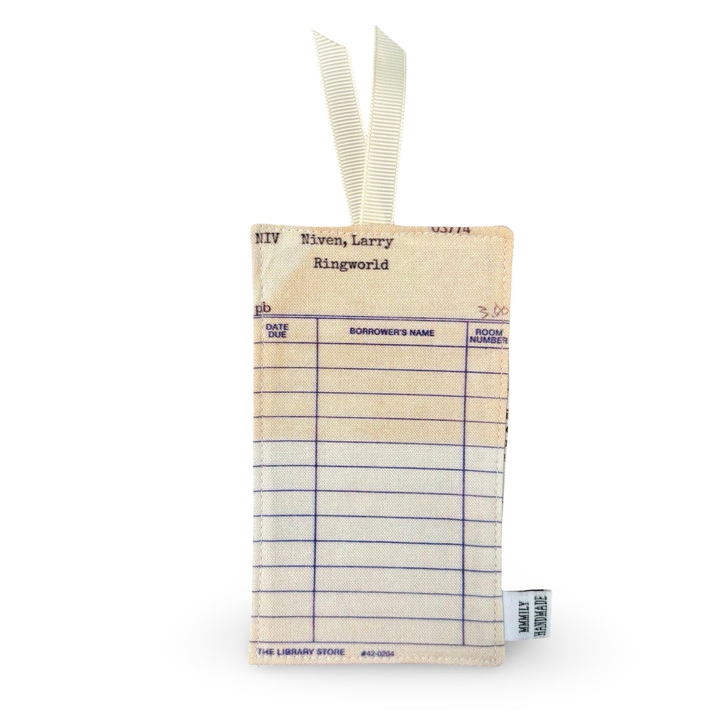 Library Card Bookmarks