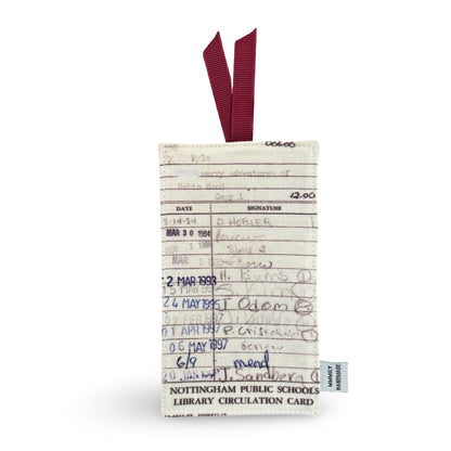 Library Card Bookmarks