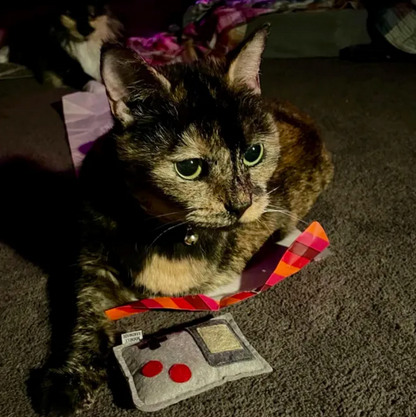 Gameboy Catnip Toy