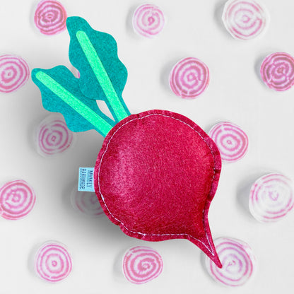 Beet Catnip Toy