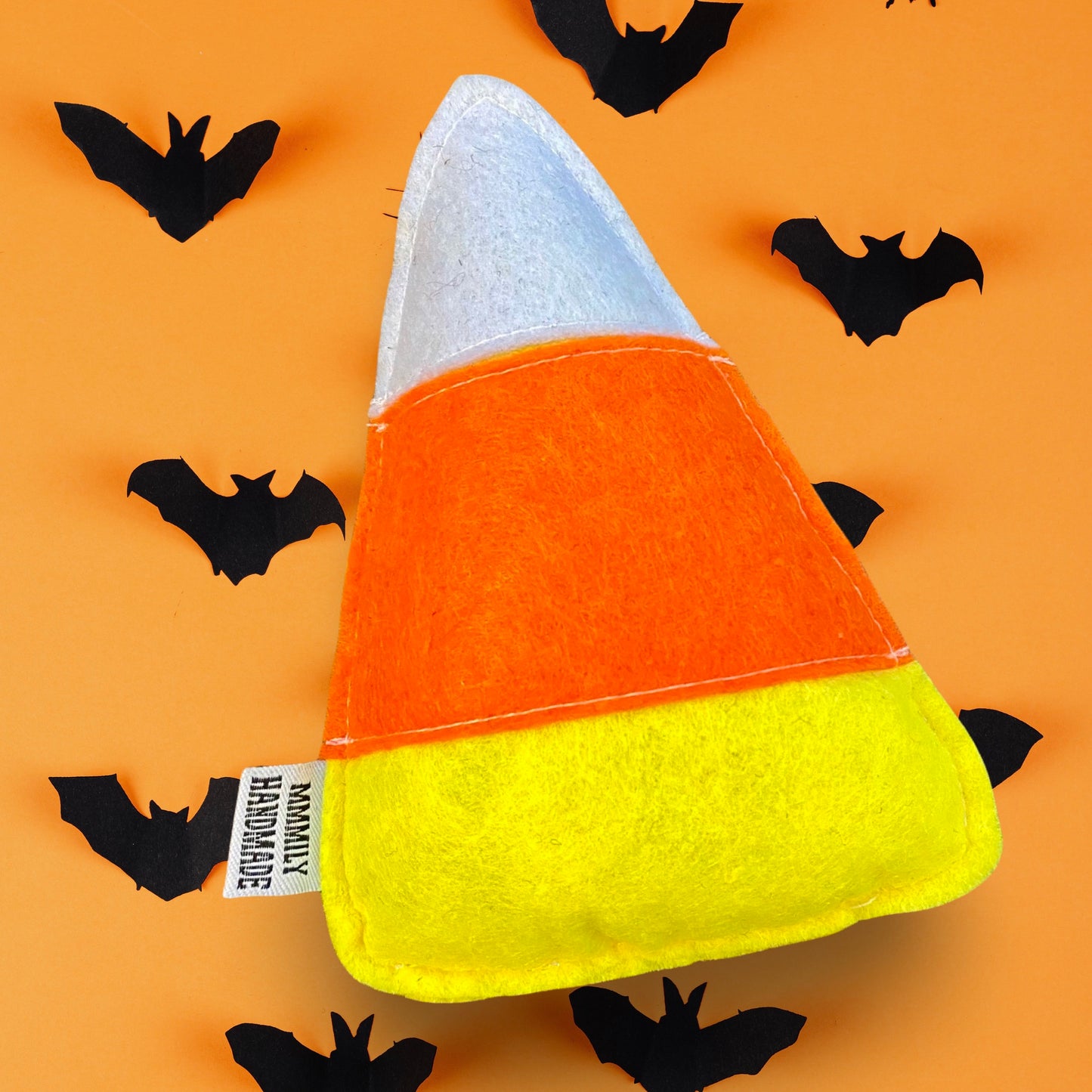 Candy Corn Catnip Toy