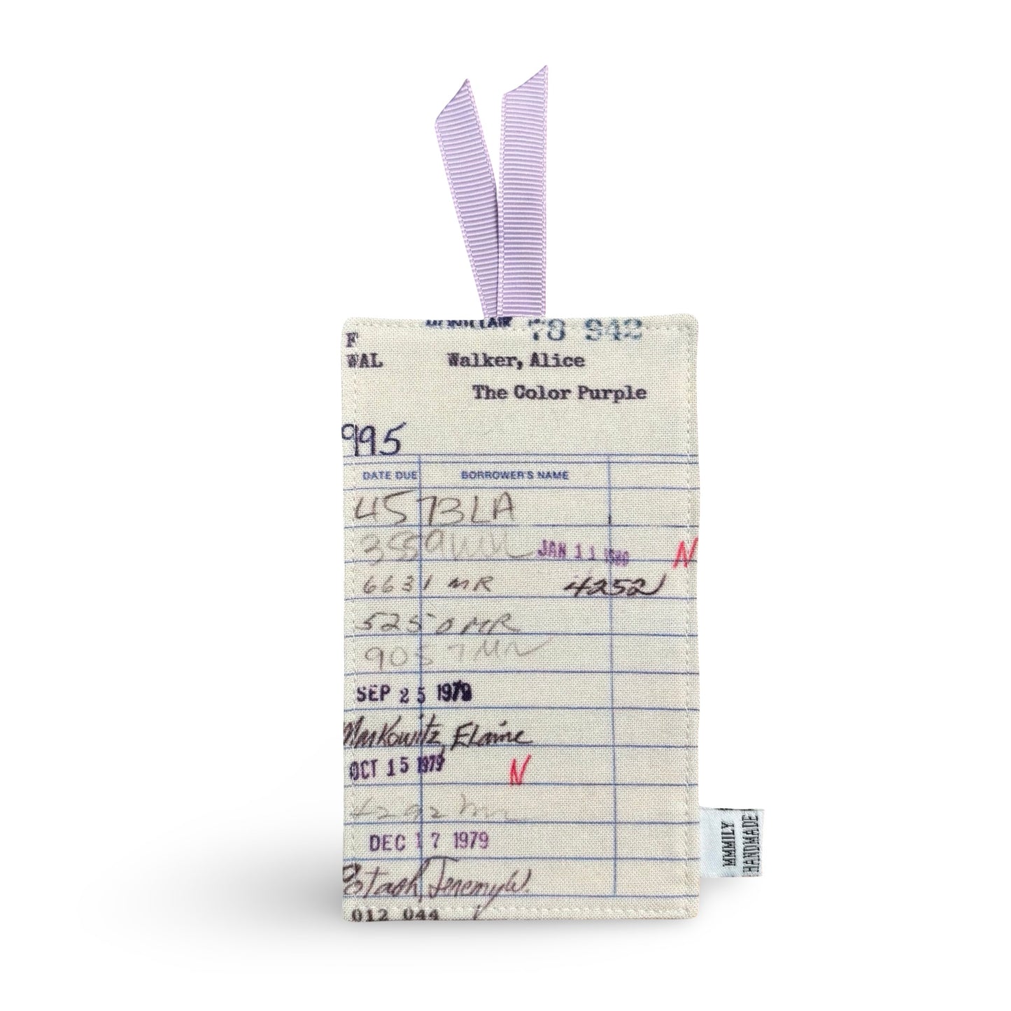 Library Card Bookmarks