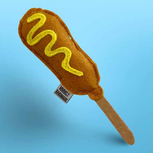 Corndog Catnip Toy