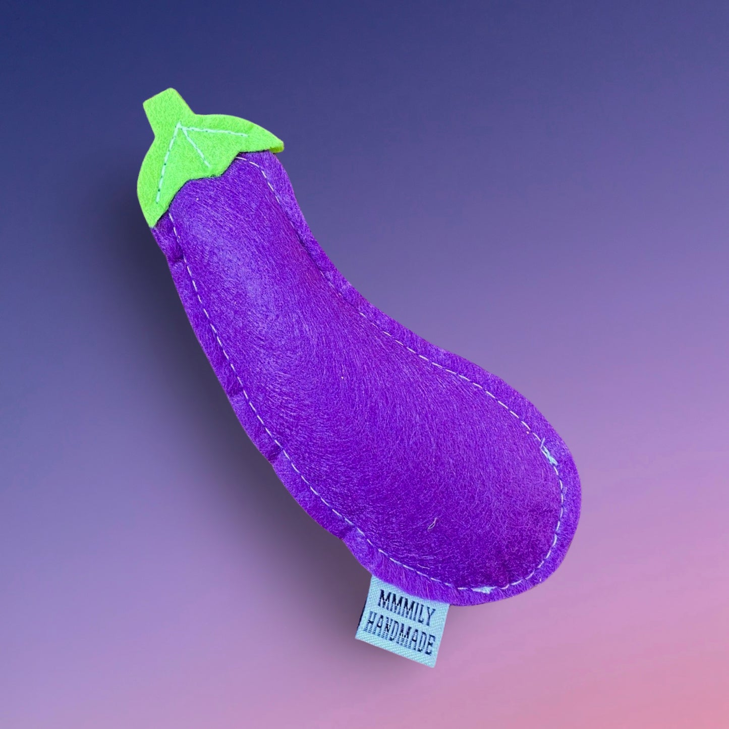 Eggplant Catnip Toy