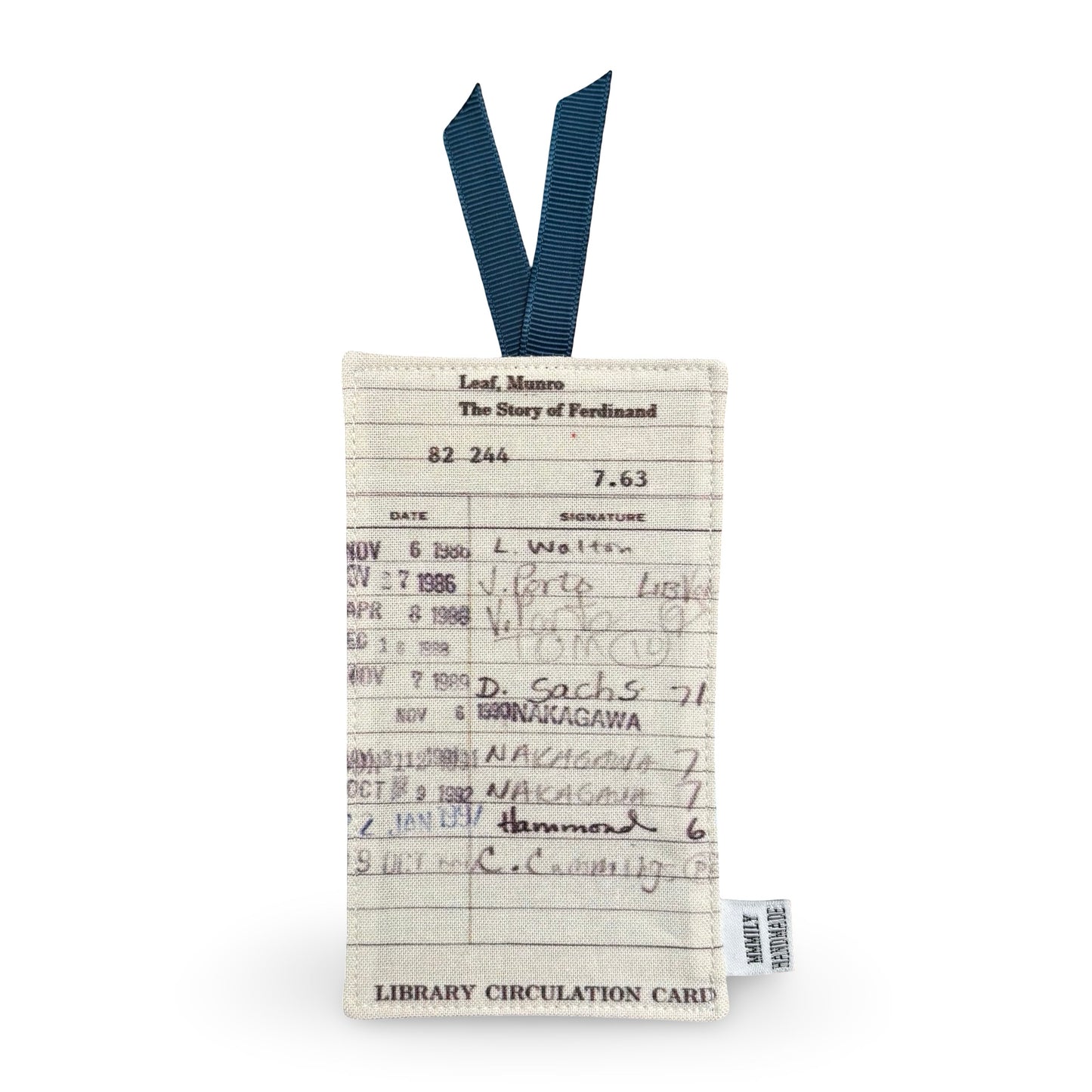Library Card Bookmarks