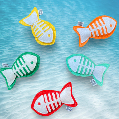 Fish Bones Catnip Toy