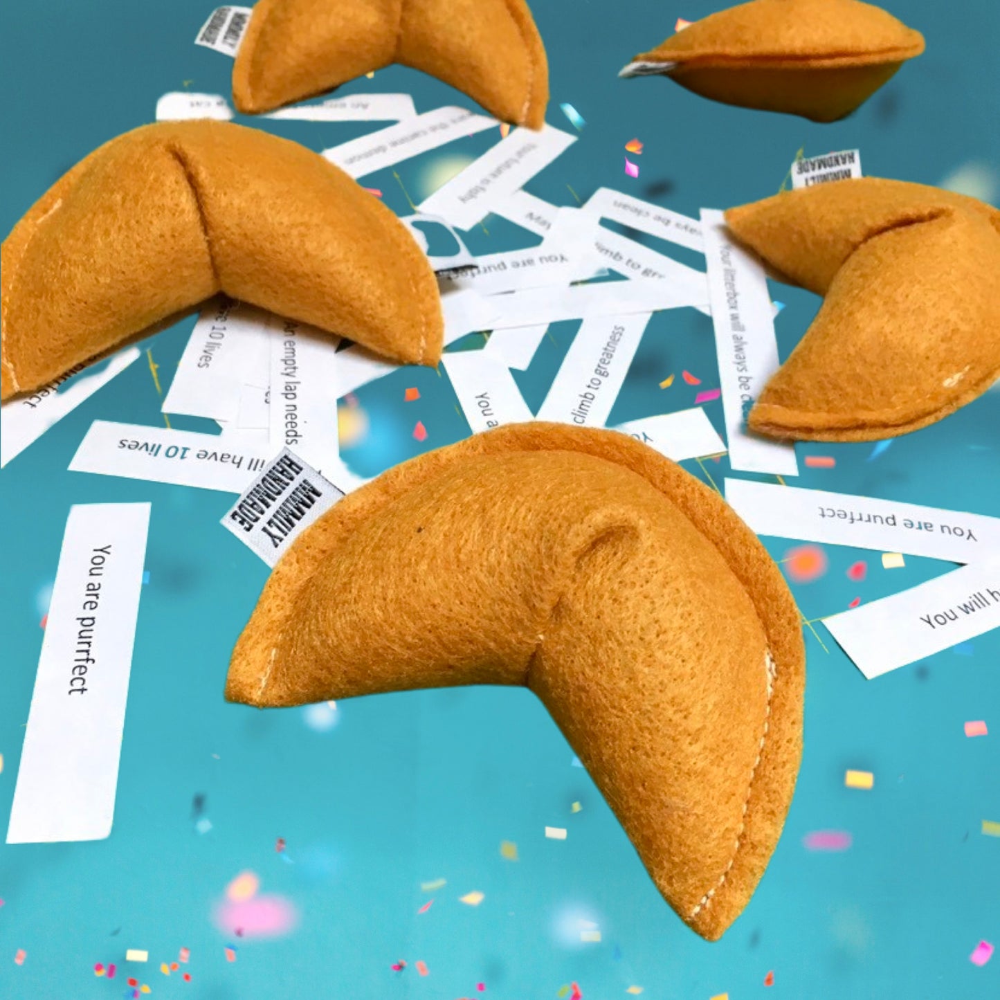 Fortune Cookie Catnip Toy