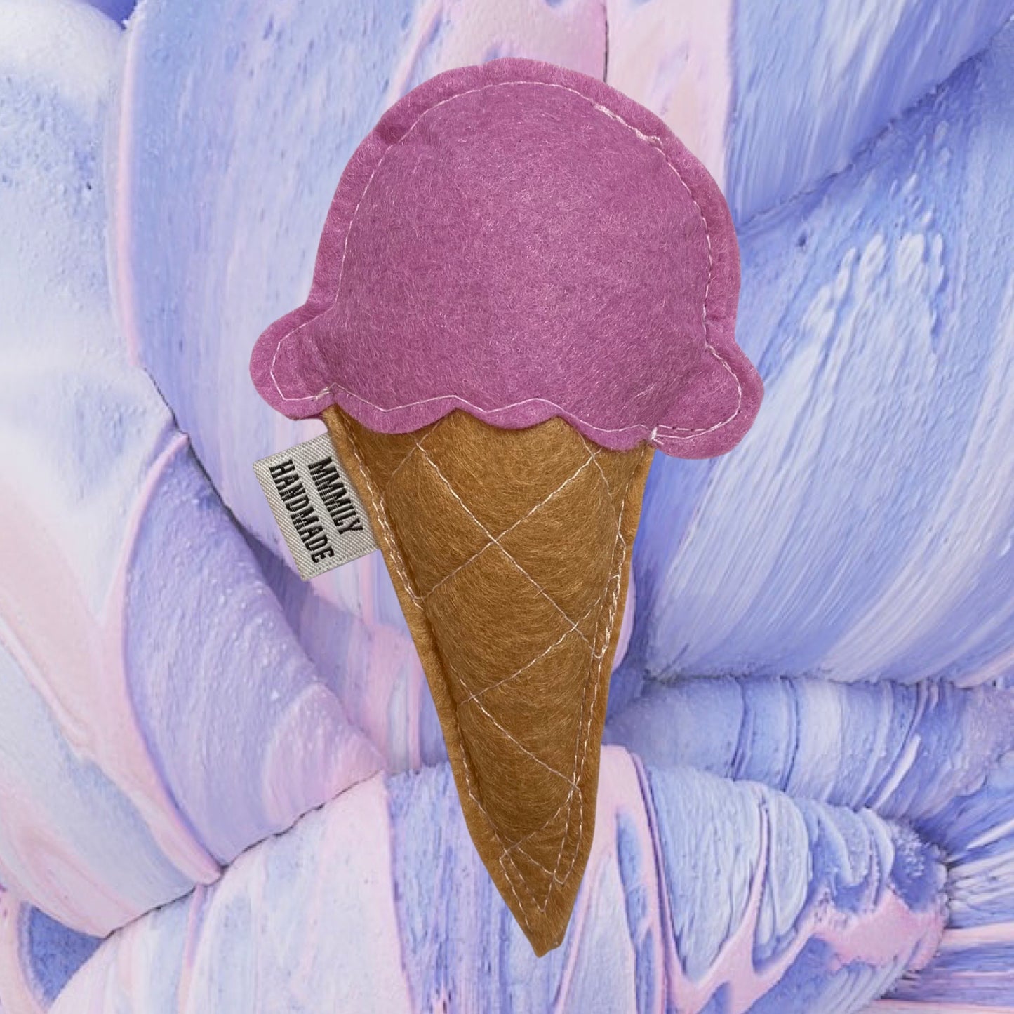 Ice Cream Cone Catnip Toy