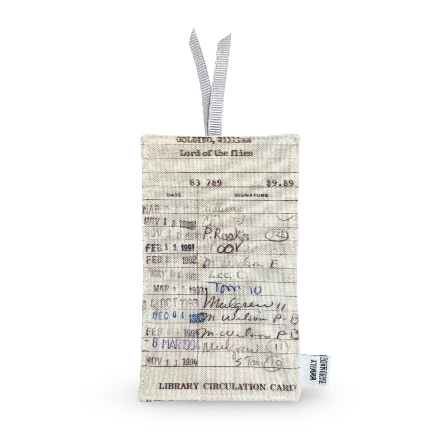 Library Card Bookmarks