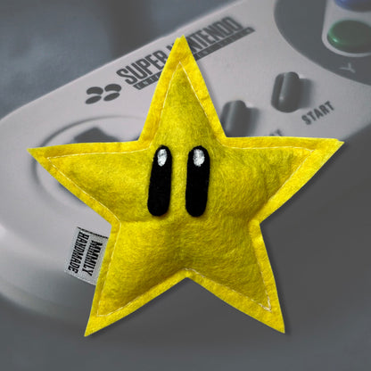 Mario Star Catnip Toy