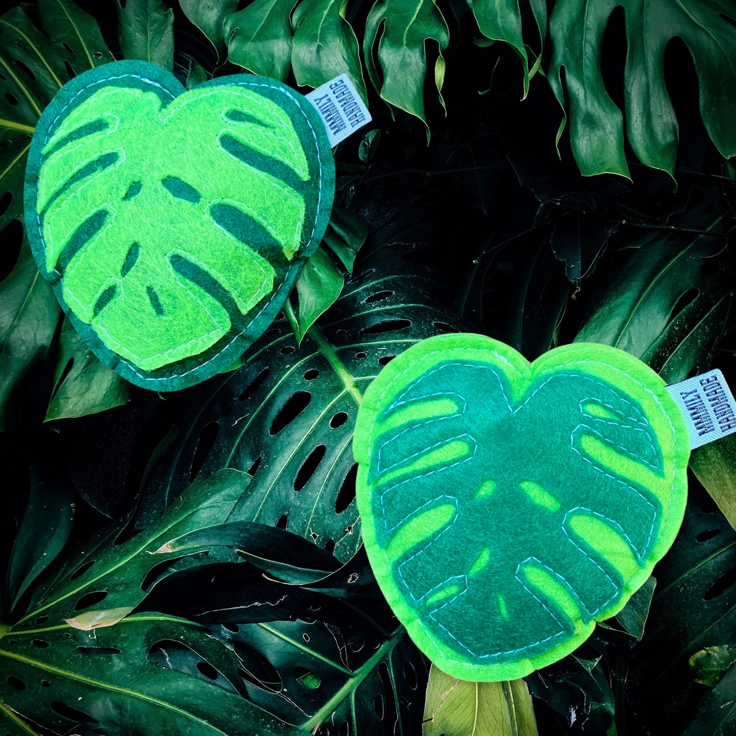 Monstera Leaf Catnip Toy