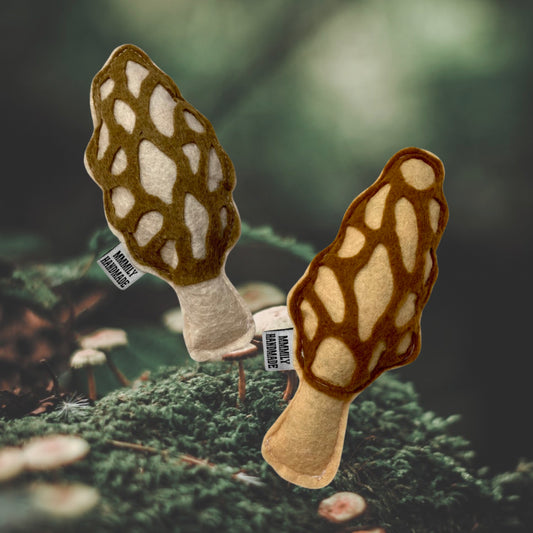 Morel Mushroom Catnip Toy