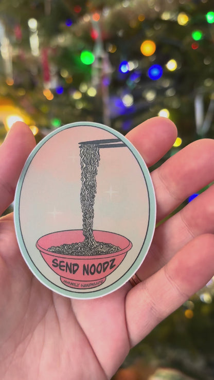 Send Noodz Vinyl Sticker