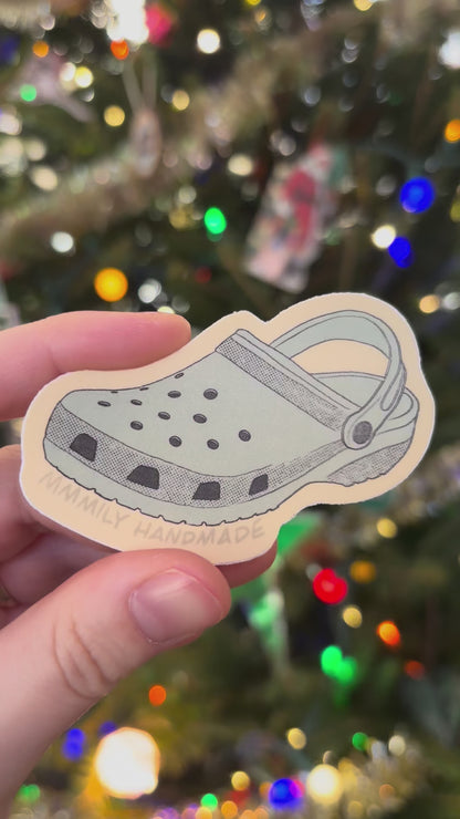 Croc Vinyl Sticker