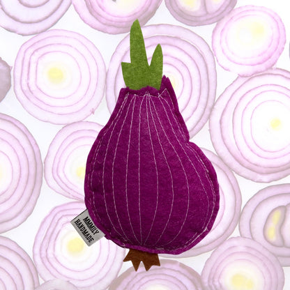 Red Onion Catnip Toy
