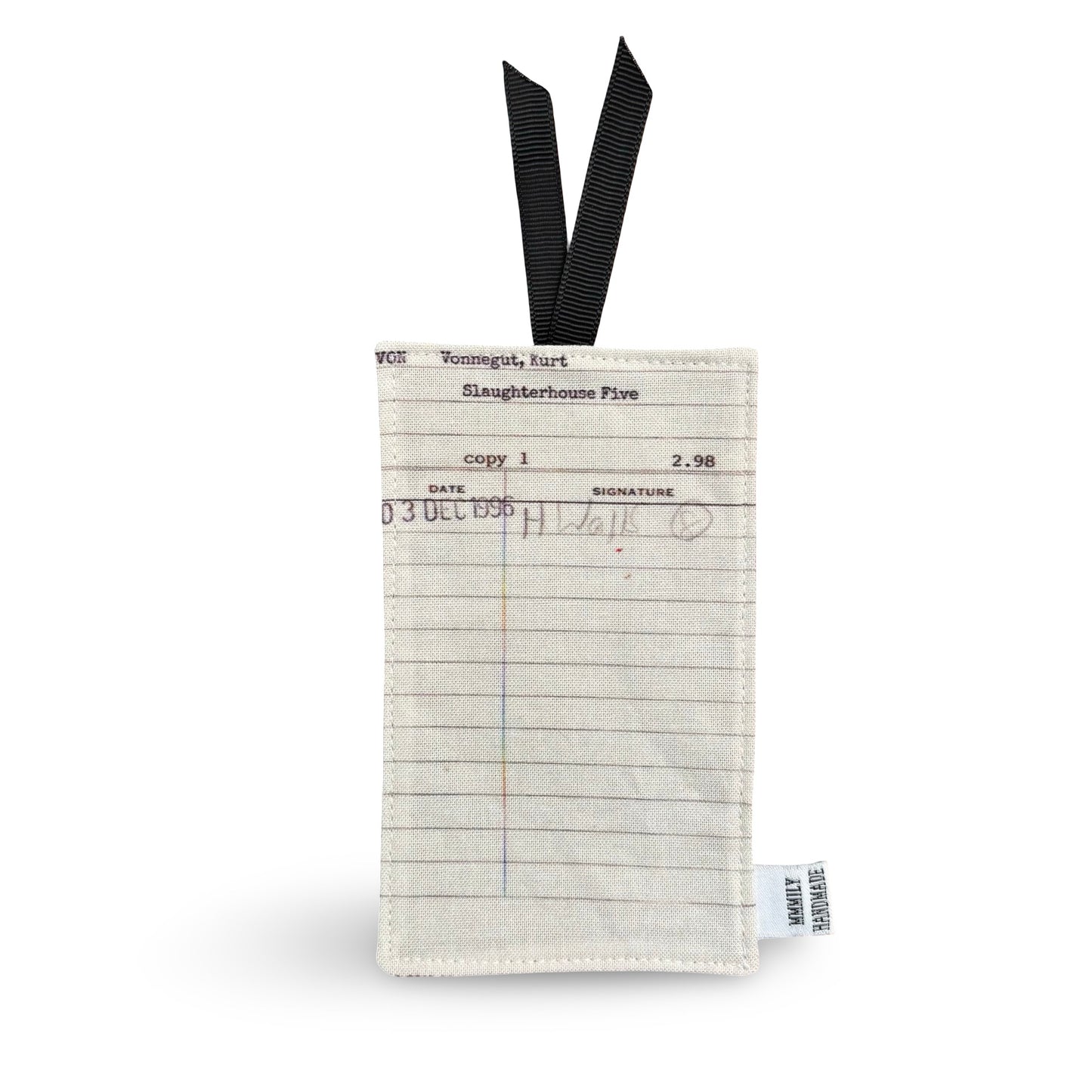 Library Card Bookmarks