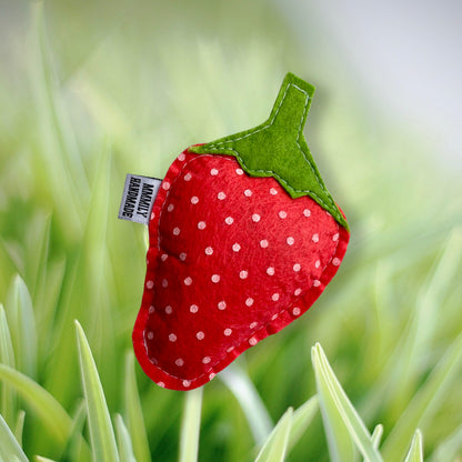 Strawberry Catnip Toy