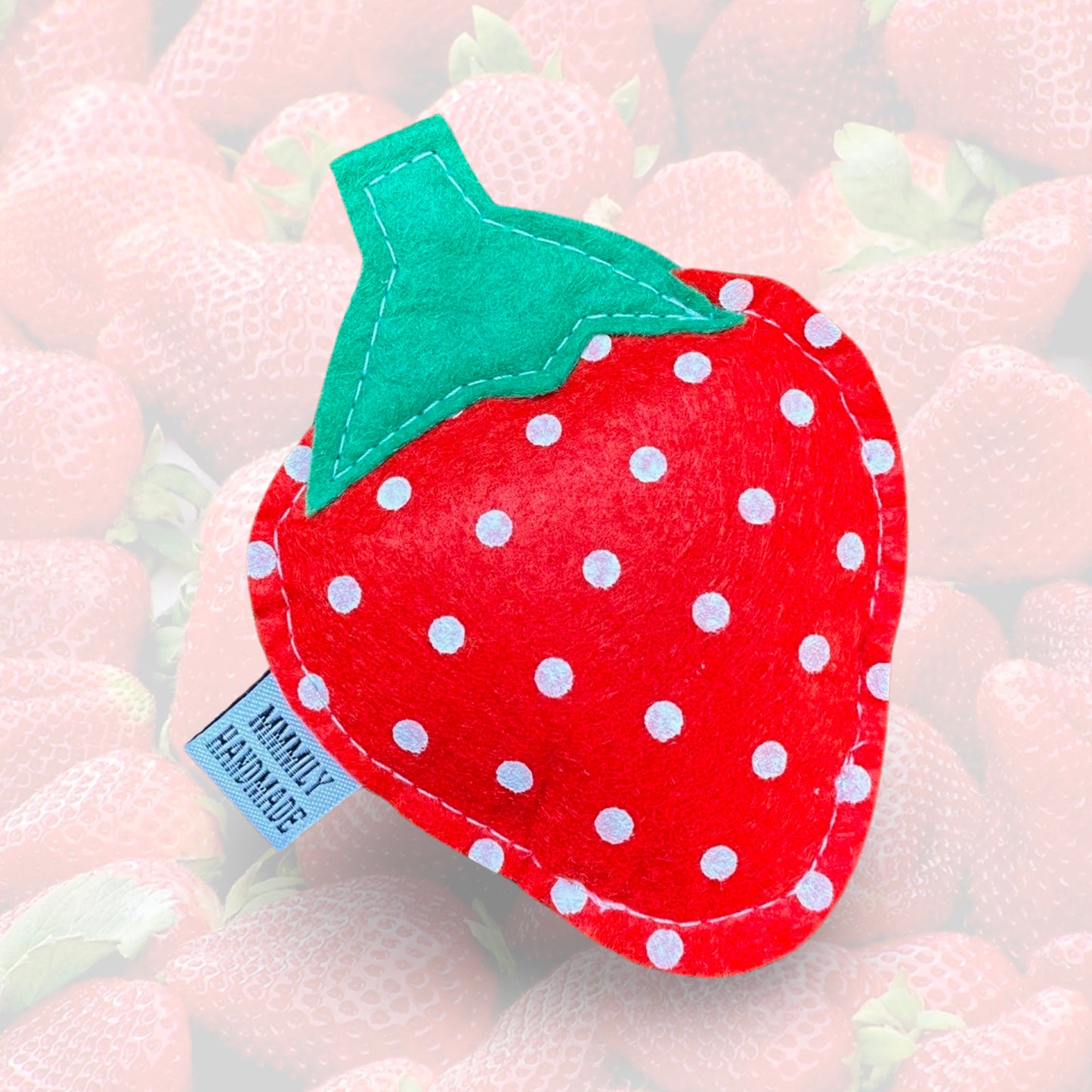 Strawberry Catnip Toy