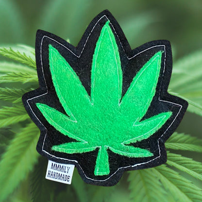 Weed Leaf Catnip Toy
